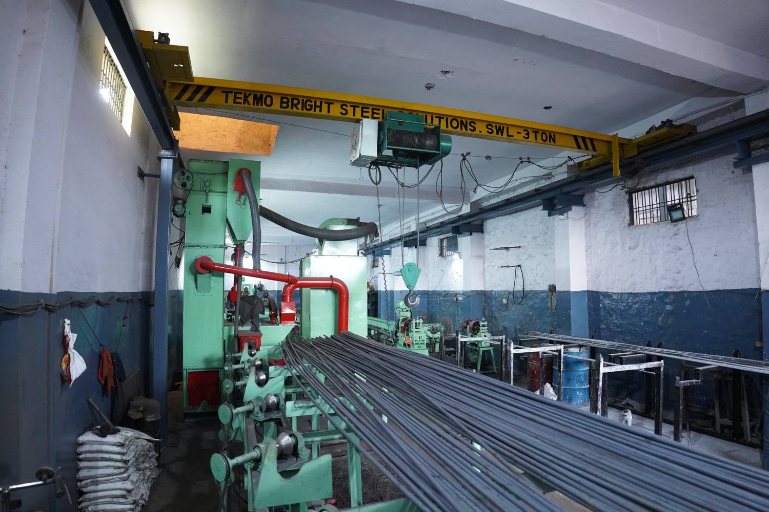 Bright steel bars production